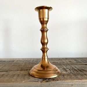 Brass candlestick 6”